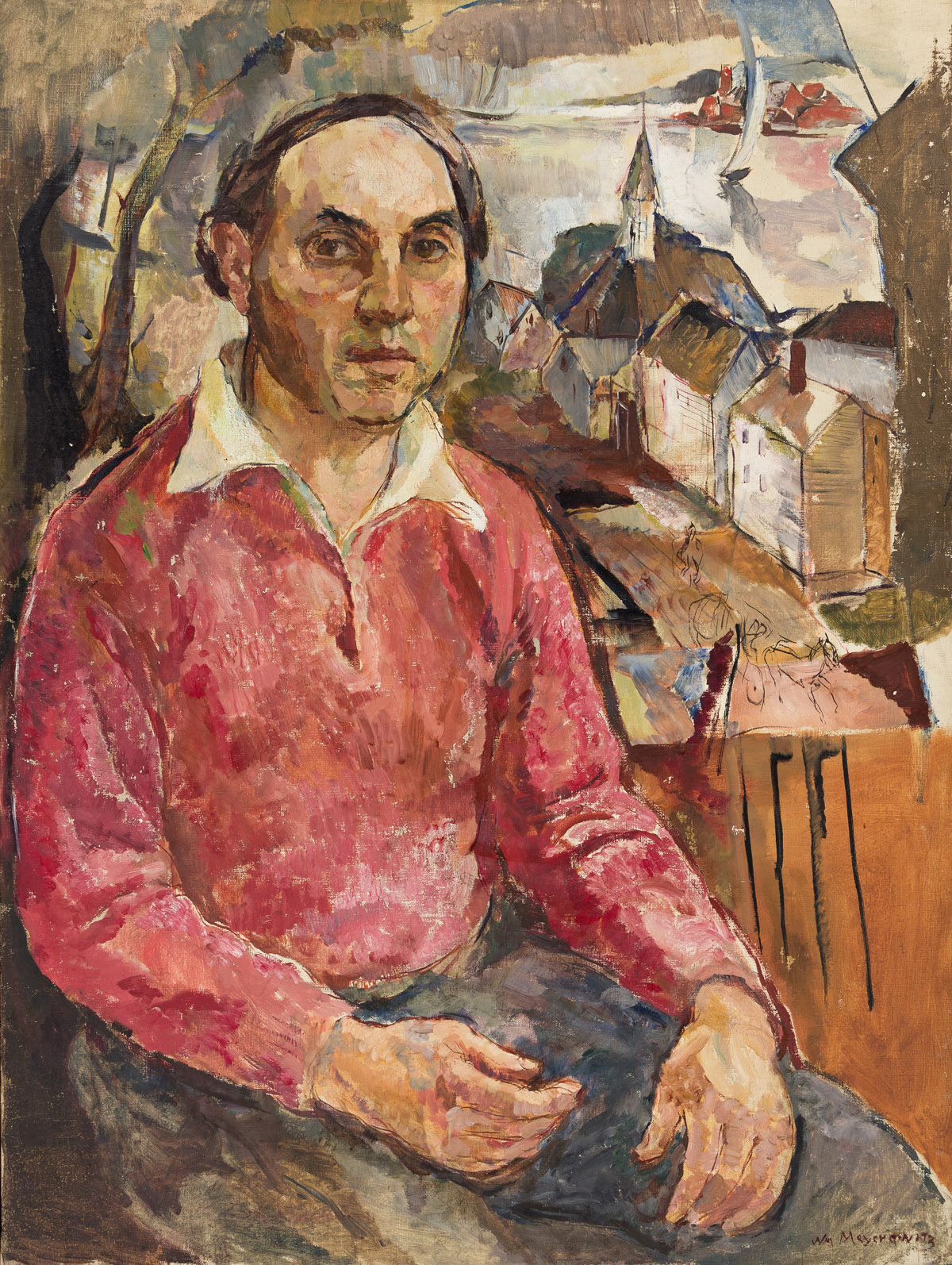 WILLIAM MEYEROWITZ (1887-1981) Self-Portrait.
